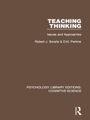 cover image of Teaching Thinking